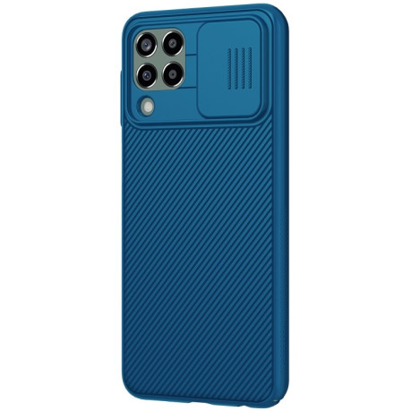 Противоударный чехол NILLKIN Black Mirror Series на Samsung Galaxy M33 - синий