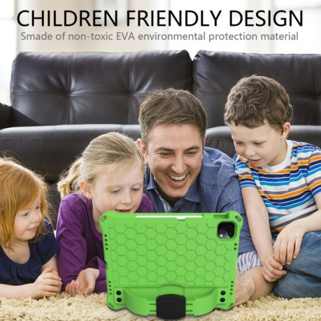 Протиударний чохол Honeycomb Design на iPad 10.9 2022 - зелений