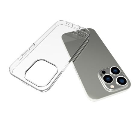 Силіконовий чохол для iPhone 14 Pro - прозорий