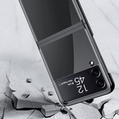 Противоударный чехол GKK Phantom для Samsung Galaxy Z Flip3 5G - фиолетовый
