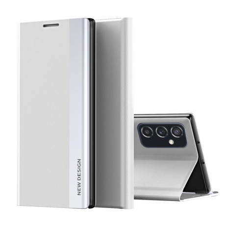 Чехол-книжка Electroplated Ultra-Thin для Samsung Galaxy A53 5G - серебристый