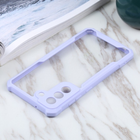 Противоударный чехол Acrylic для Samsung Galaxy S21 FE - фиолетовый
