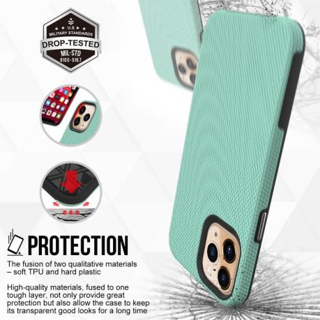 Противоударный чехол Triangle Armor на iPhone 12 Pro Max - зеленый