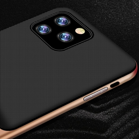 Противоударный чехол Plaid Texture для iPhone 11 Pro Max - розовый