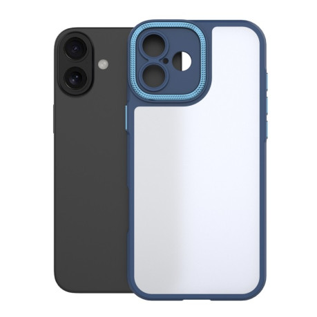 Чехол Bodyguard Micro Matte PC Hybrid TPU на iPhone 16 Plus - синий