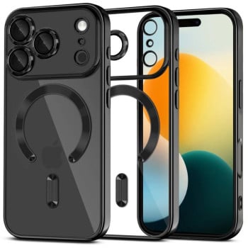 Чохол Tech-Protect MagFlex MagSafe на iPhone 17 - Clear Black