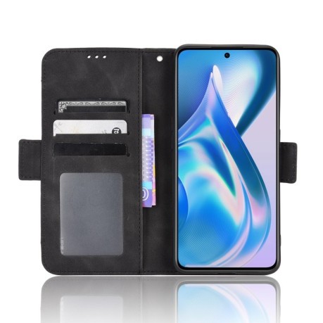 Чехол-книжка Skin Feel Calf на OnePlus Ace 5G / 10R - черный