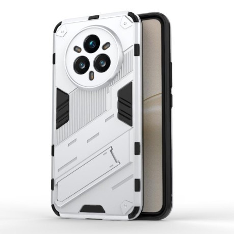 Противоударный чехол Punk Armor для Realme 14 Pro+ 5G - белый