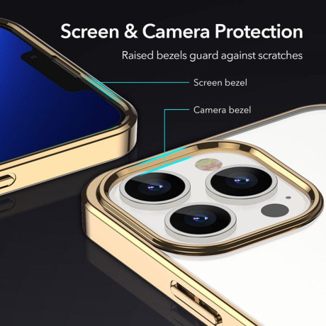 Силиконовый чехол ESR Project Zero Series для iPhone 13 Pro Max - Gold
