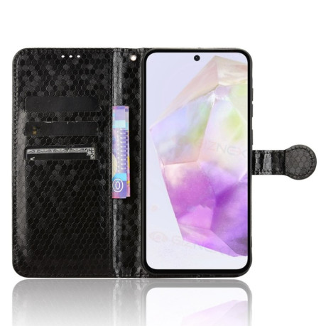 Чохол-книжка Honeycomb Dot  для Samsung Galaxy A36 5G - чорний