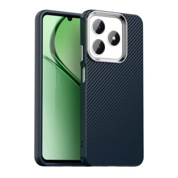 Ударозахисний чохол HMC Carbon Fiber Series IMD на Realme C61/C63/Note 60/Note 60x - синій