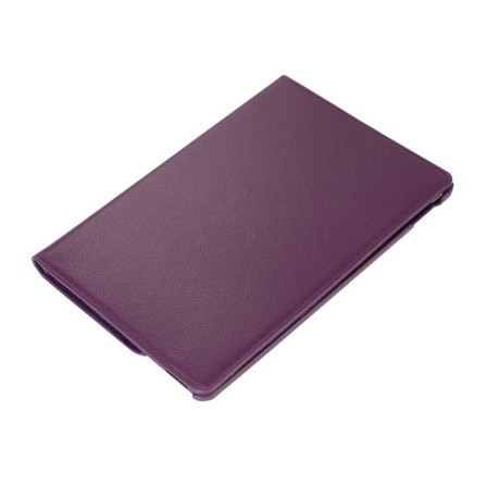 Кожаный чехол Litchi Texture 360 Rotating на iPad Pro 12.9 inch 2018- фиолетовый