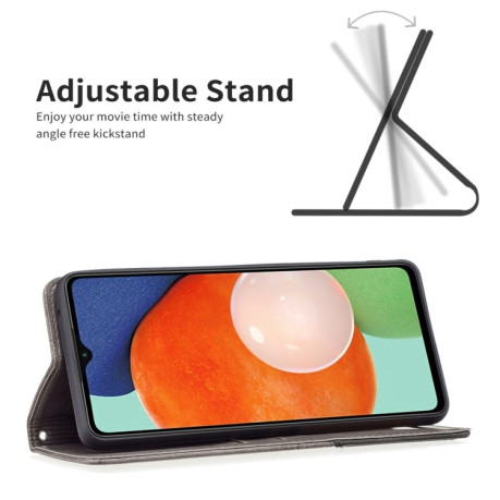 Чехол-книжка Rhombus Texture для Samsung Galaxy A13 4G - серый