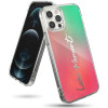Чохол протиударний Ringke Fusion Design для iPhone 12/12 Pro - рожево-зелений