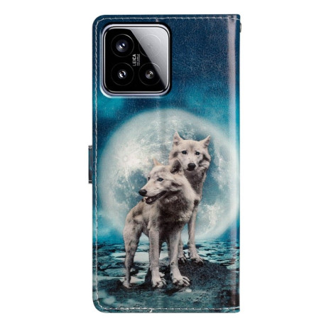 Чехол-книжка Colored Drawing Pattern для Xiaomi 15 - разноцветные
