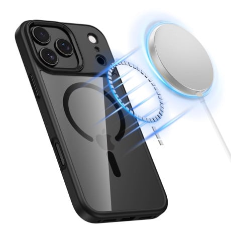 Чохол Tech-Protect MagMat MagSafe на iPhone 17 Pro Max - Clear Black