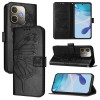 Чохол-книжка Embossed Butterfly для OPPO A5 Pro 5G Global - чорний