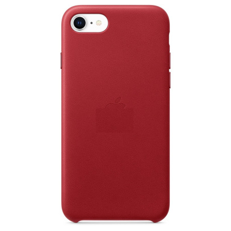 Кожаный Чехол Leather Case RED для iPhone SE/8/7