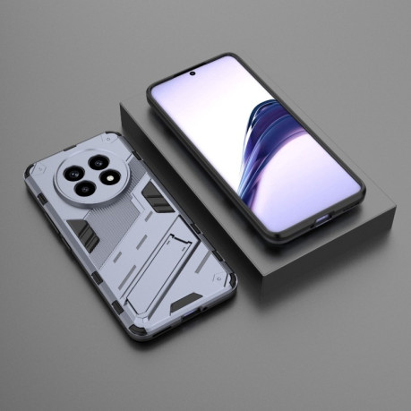 Протиударний чохол Punk Armor для Realme 13 Pro 5G-чорний - сірий