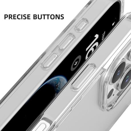 Протиударний чохол Mutural Ice Series TPU для iPhone 16  - прозорий
