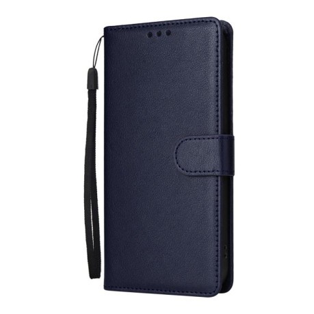 Чохол-книжка 3-Card Slots Multifunctional Leather для Xiaomi Redmi Note 14 4G 164.48mm - синій