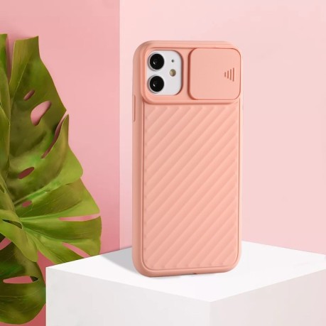 Чохол Sliding Camera на iPhone 11 - рожевий