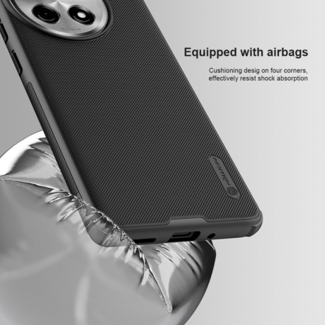 Противоударный чехол NILLKIN Super Frosted для OnePlus Ace 3 / 12R - черный