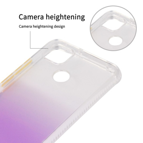 Противоударный чехол Gradient для Xiaomi Redmi 10A/9C - фиолетовый
