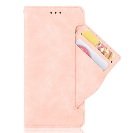 Кожаный чехол-книжка Wallet Style Skin на Samsung Galaxy S20 FE - розовый