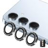 Защитное стекло на камеру ENKAY Aluminium на Samsung Galaxy A37 / A57 — чёрное