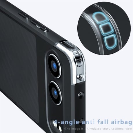 Противоударный чехол Armor Precise Hole гибрид для OnePlus Nord 4 - черный