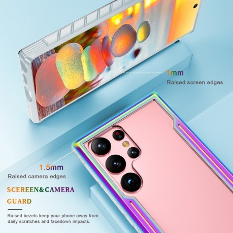 Протиударний чохол Defender Metal Clear для Samsung Galaxy S23+Plus 5G - різнокольоровий