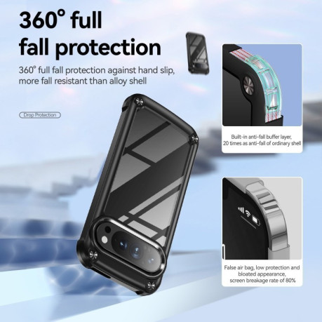 Протиударний чохол Lens Protection на Google Pixel 9 Pro XL - чорний