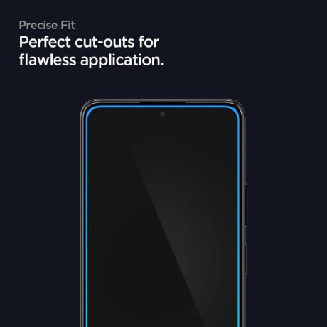 Каленое стекло SPIGEN GLASS FC для Xiaomi Redmi Note 10 Pro - Black