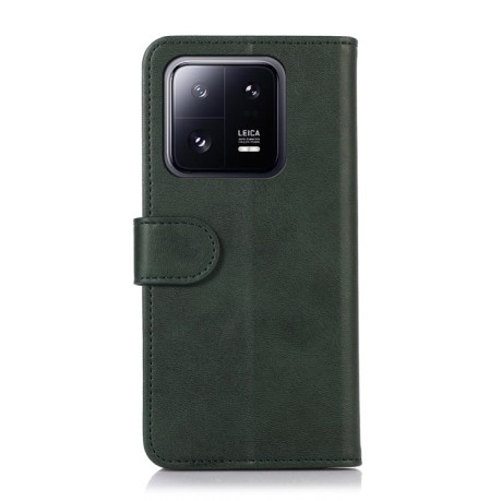 Чехол-книжка Cow Texture Leather для Xiaomi 13 Pro - зеленый
