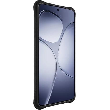Силіконовий прозорий чохол imak Airbag із посиленими кутами на OnePlus Nord 4 - чорний