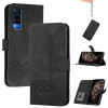 Чехол-книжка Cubic Skin Feel Flip Leather на Vivo Y53s 4G/Y51a/Y33 4G - черный