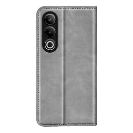Чохол-книжка Retro Skin Feel Business Magnetic на OnePlus Ace 3V - сірий