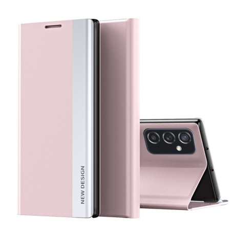 Чехол-книжка Electroplated Ultra-Thin для Samsung Galaxy A73 5G - розовый