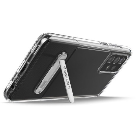 Оригинальный чехол Spigen Slim Armor Essential S для Samsung Galaxy A72 Crystal Clear