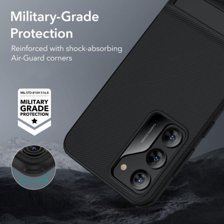 Силиконовый чехол-подставка ESR Air Shield Boost для Samsung Galaxy S23 - черный