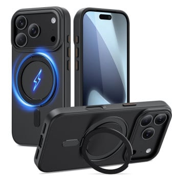 Чохол Tech-Protect MagRing MagSafe Case with Stand на iPhone 17 Pro Max - Matte Black