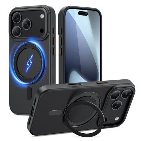 Чохол Tech-Protect MagRing MagSafe Case with Stand на iPhone 17 Pro - Matte Black