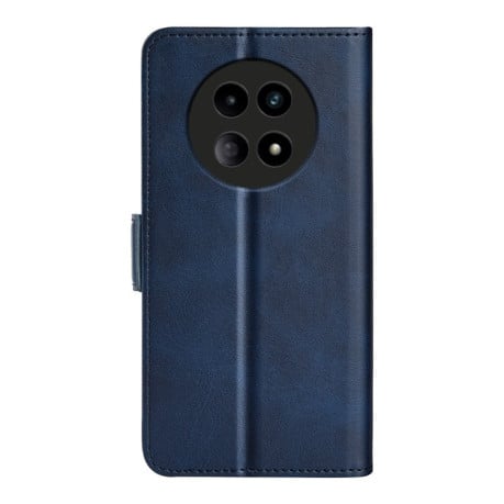 Чехол-книжка Dual-side Magnetic Buckle для Realme 12 5G - синий
