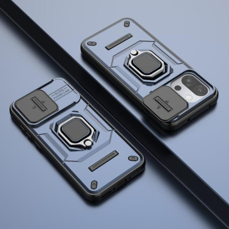 Противоударний чехол Sliding Camshield для OnePlus 13T 5G - синій
