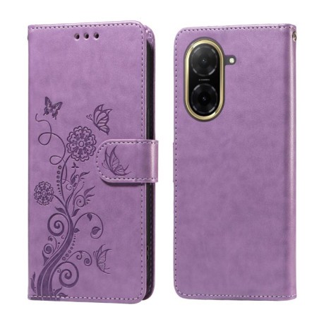 Чохол-книжка Embossed Butterfly для Xiaomi Redmi A5 4G 173.3mm - фіолетовий