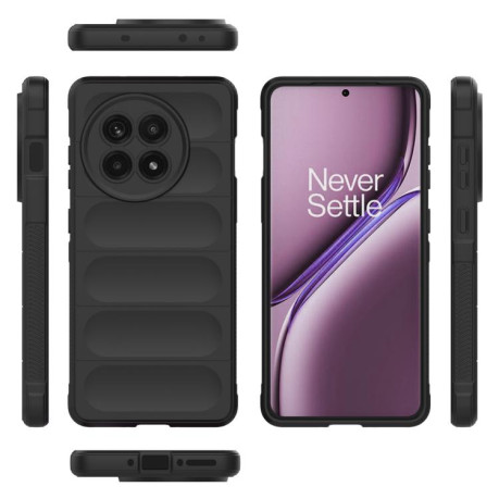 Силиконовый чехол Magic Flannel для OnePlus 13 - черный