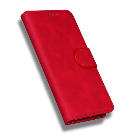 Чехол-книжка Skin Feel Pure Color для Samsung Galaxy A14 5G - красный