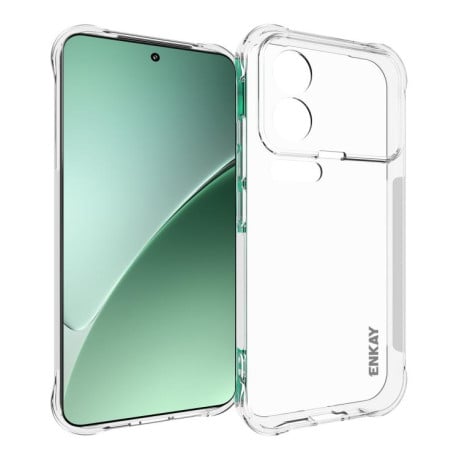 Силиконовый прозрачный чехол ENKAY Clear на Xiaomi 17 Global