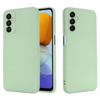 Чехол Solid Color Liquid Silicone на Samsung Galaxy M23 5G - зеленый